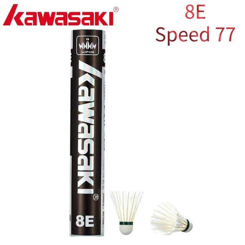 Badminton Bwf - Kawasaki Feather Shuttlecock 8E Professional Indoor