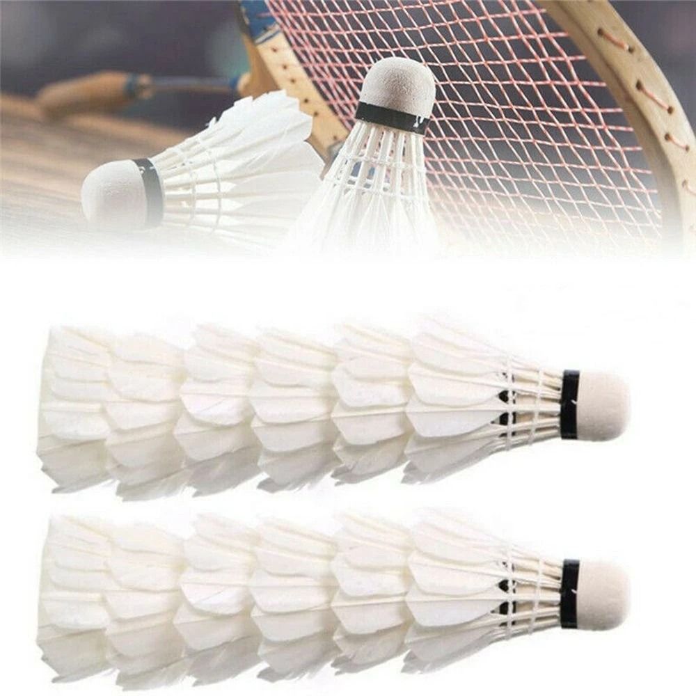 Badminton Bwf - New White Goose Feather Badminton Shuttlecock