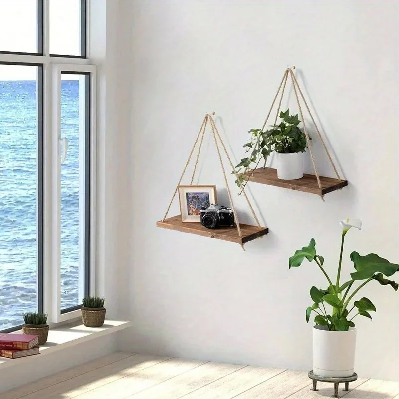 1PC Wooden Swing Hanging Hemp  - Badminton Live 评论和价格