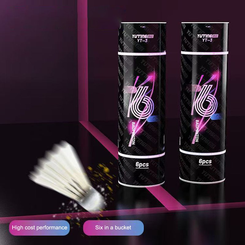 3/6Pcs White Goose Feather Bad - Badminton Bwf 评论和价格
