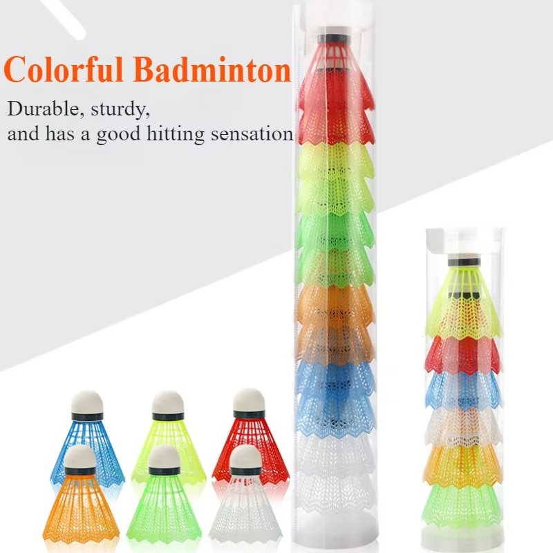 12Pcs Colorful Plastic Badmint - Badminton Bwf 评论和价格