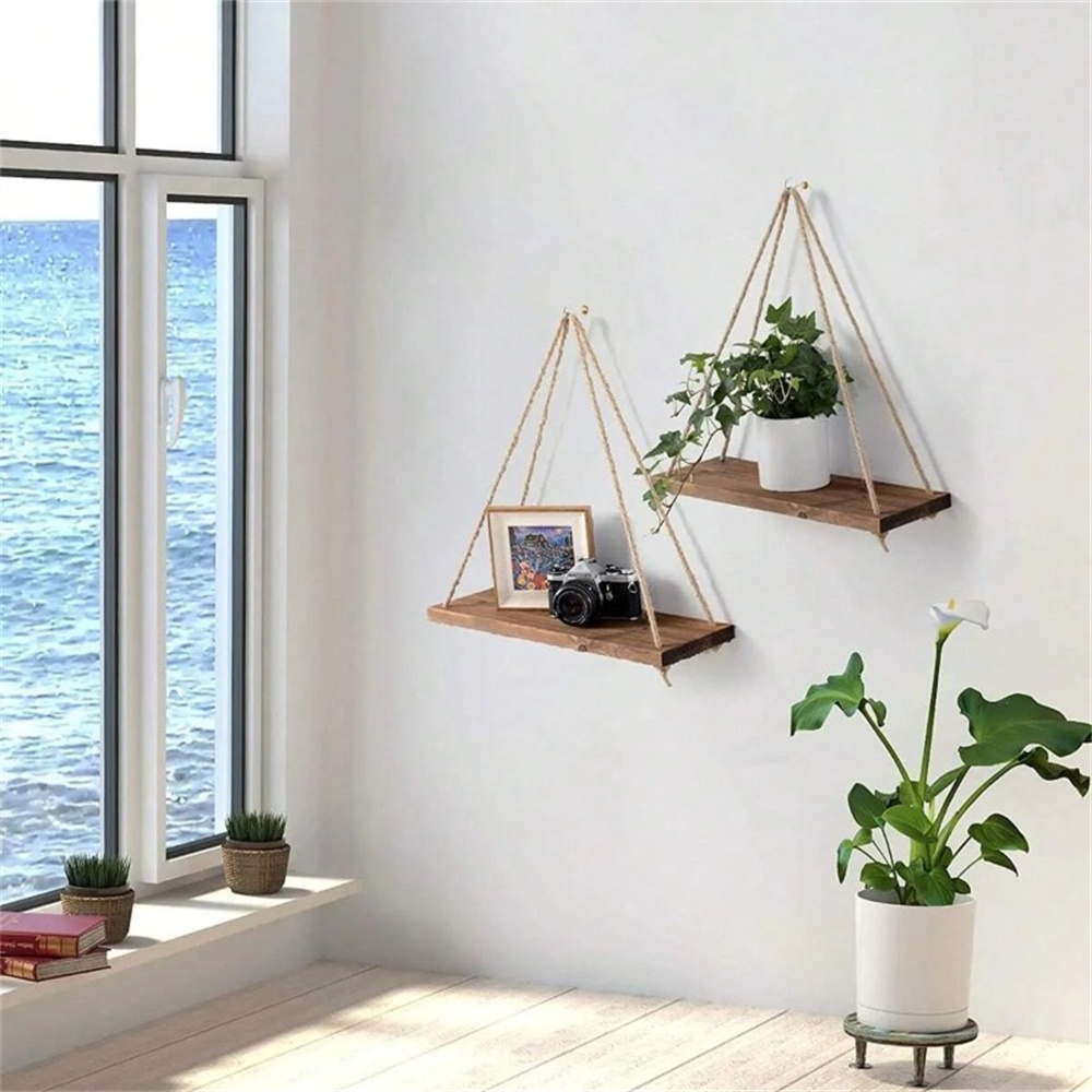 1pc Wood Hanging Shelve Swing  - Badminton Live 评论和价格