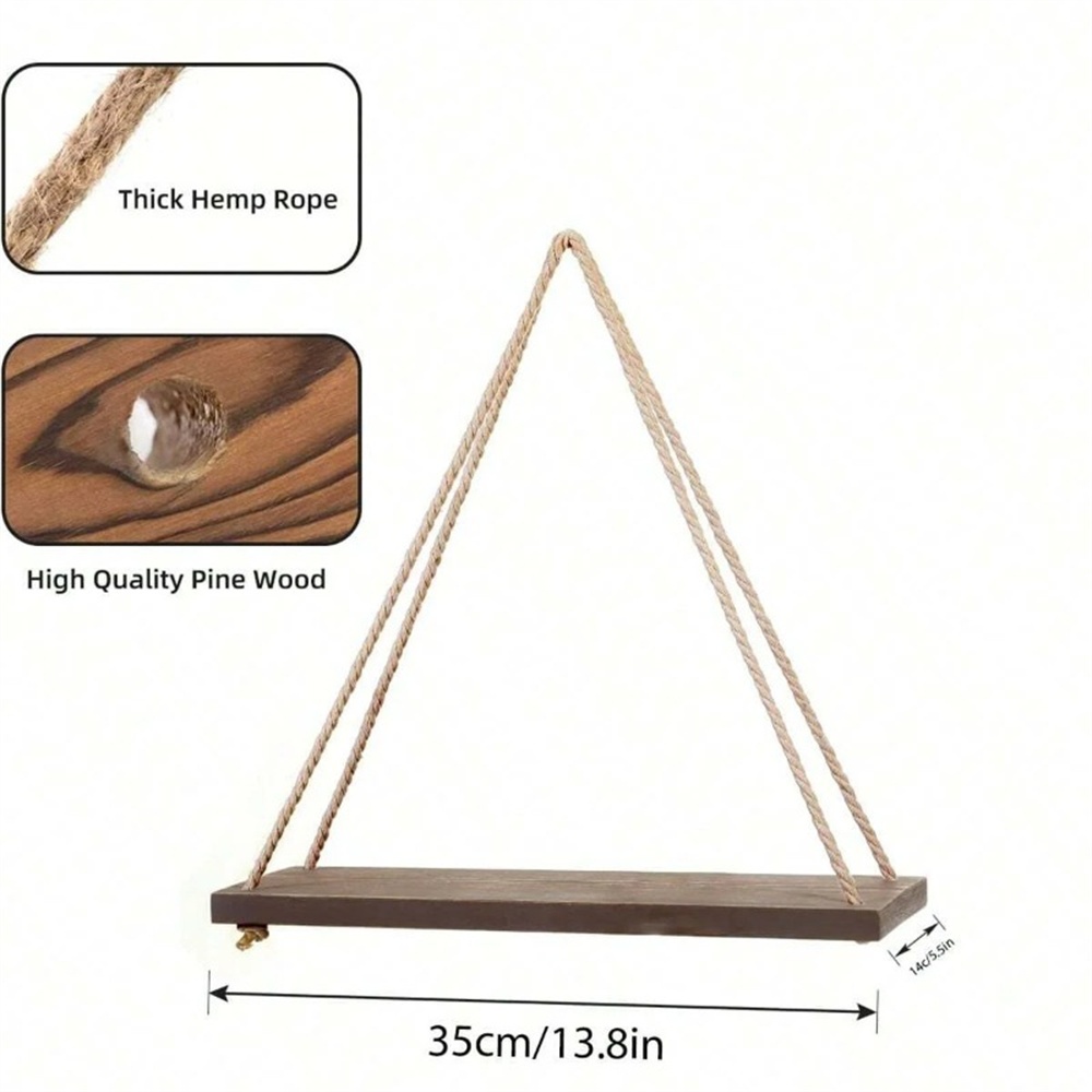 1pc Wood Hanging Shelve Swing  - Badminton Live 评论和价格